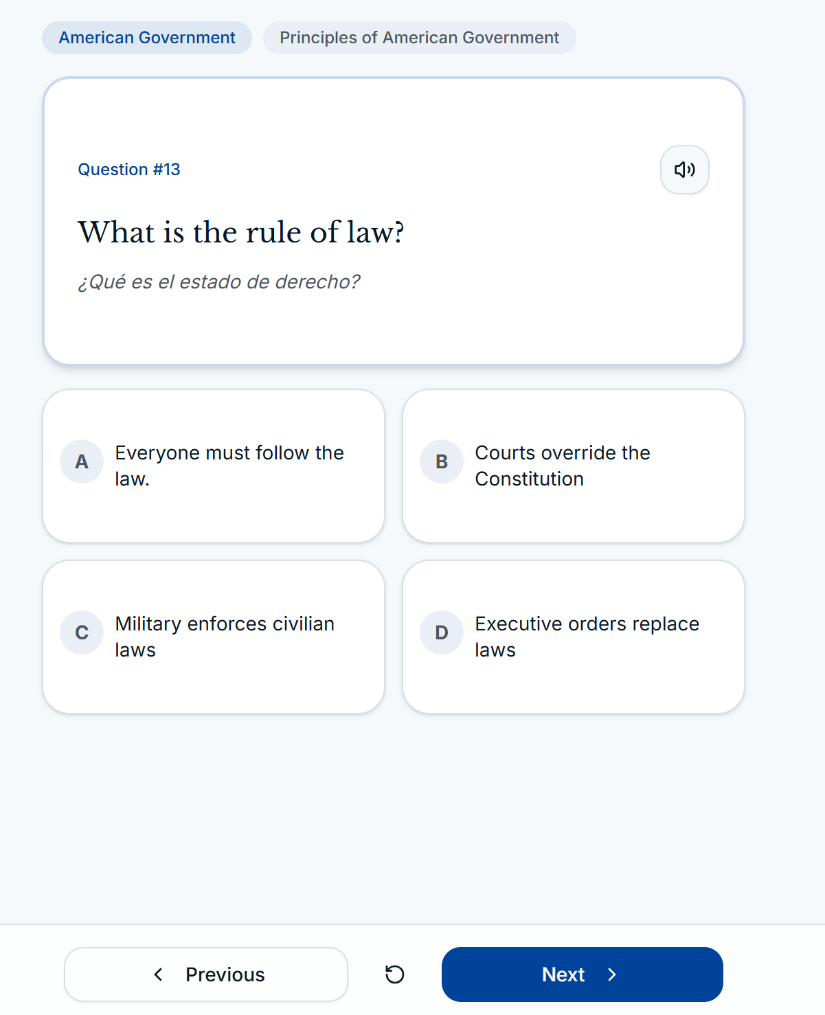 US Citizenship AI Assistant screenshot 3